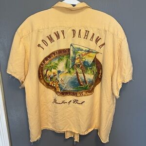 Tommy Bahama Men's Casual Yellow Shirt